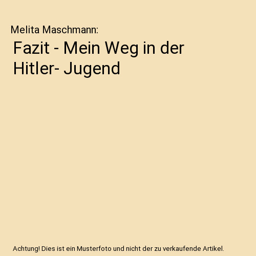 Fazit mein weg in - weg, der